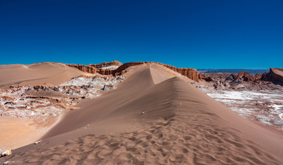 Great dune in Moon Valley, Atacama, Chile