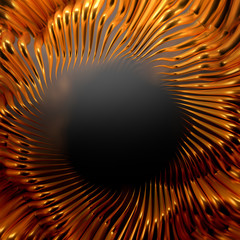 Interior pattern, architectural background. 3d illustration, 3d rendering.