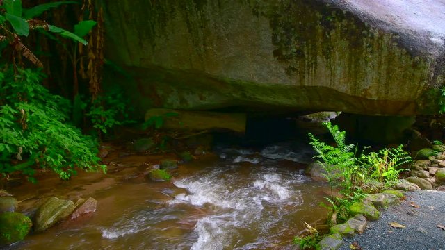 4K video of Phanamlod at Mae Kampong village, Thailand.