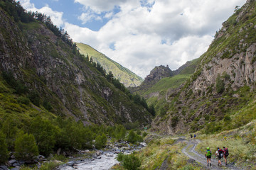 Obraz premium Wanderung in Georgien