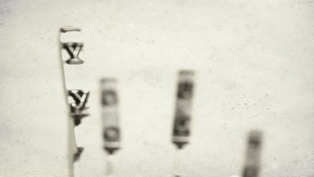 SHARE YOUR STORY with old typewriter hammers