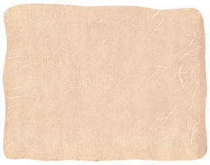 Beige Korean traditional paper with rounded border