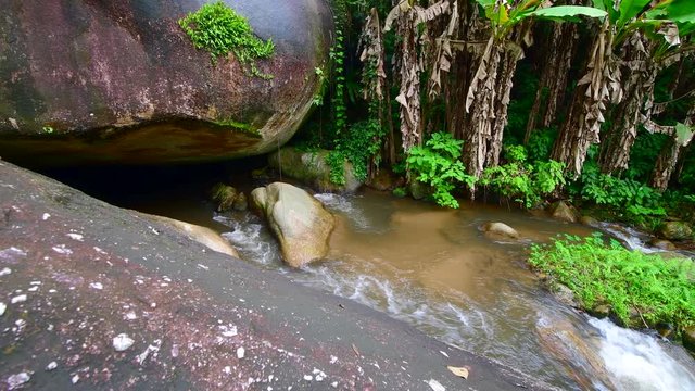 4K video of Phanamlod at Mae Kampong village, Thailand.