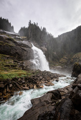 Fototapeta premium Krimml - Powerful waterfall in Austria