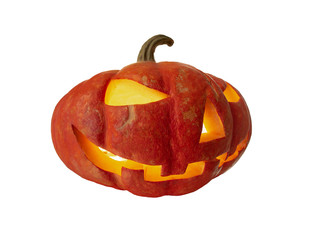 pumpkin on white background isolated