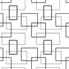 Seamless vector pattern with squares