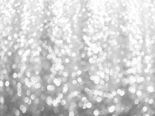 abstract white background soft blurred christmas lights garland