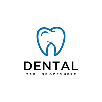 Illustration Health Logo design vector template Dental clinic Logotype