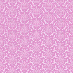 pink seamless floral pattern