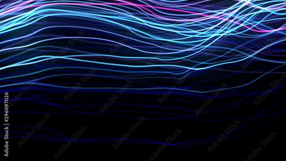 Poster 4k animation of colored lines. seamless loop motion graphic. abstract festive background.