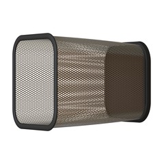 Naklejka premium Wastepaper basket on a white background, isolate. 3D rendering of excellent quality in high resolution. It can be enlarged and used as a background or texture.