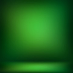 3d background deep green color. Dark vignette soft pattern. Simple studio template. Magical low light. Natural tints.