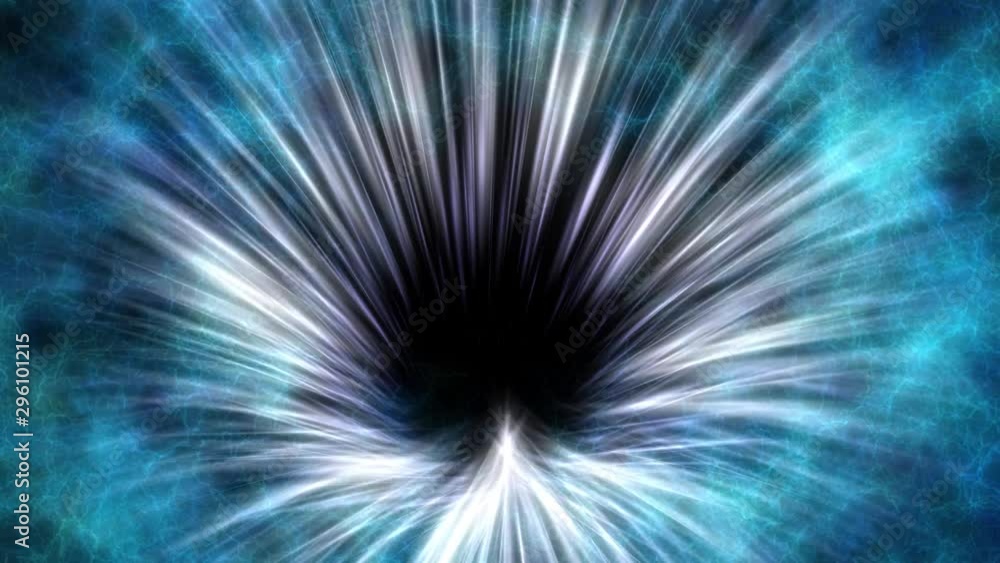 Poster 4k animated background simulating a space tunnel