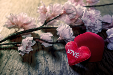 heart-shaped in jewelry box