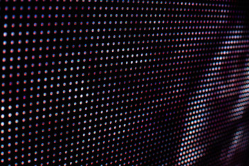 LED video wall with high saturated pattern