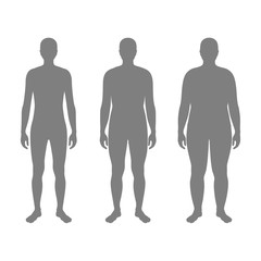 Vector man silhouette