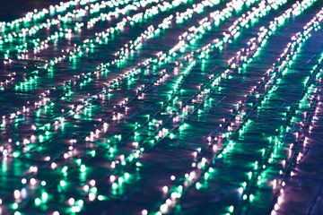 Fototapeta premium Amazing light festival at night.