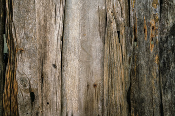 Obraz premium Old brown wooden vintage texture