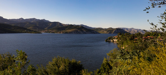 the Scenery of Taihe Reservoir in Zibo City,China