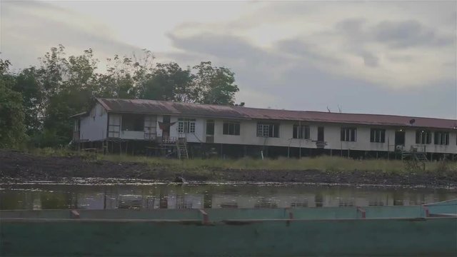 View of Traditional Houses with Beautiful Lake and Sky - Static Corverteed 