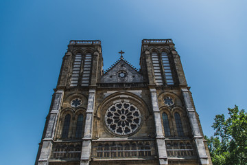 Saint-André Church in the city center of Bayonne in France