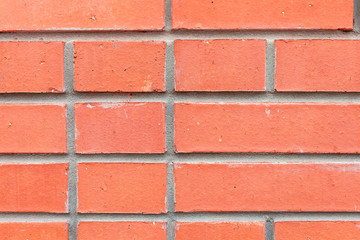 Obraz premium Red brick wall texture background. Texture of red stone blocks closeup