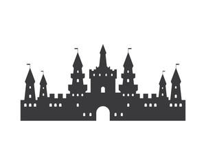 castle logo icon vector illustration design