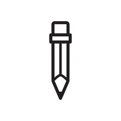 pencil icon vector trendy style