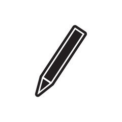 pencil icon vector trendy style