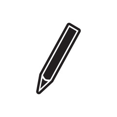 pencil icon vector trendy style