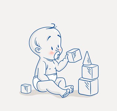 Baby building blocks drawings discount