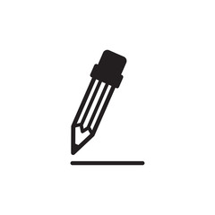 pencil icon vector trendy style
