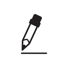 pencil icon vector trendy style