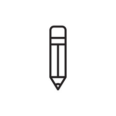 pencil icon vector trendy style