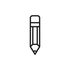 pencil icon vector trendy style