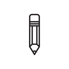 pencil icon vector trendy style