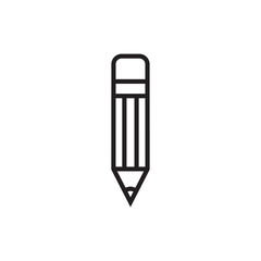 pencil icon vector trendy style