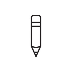 pencil icon vector trendy style