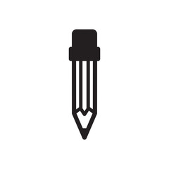 pencil icon vector trendy style