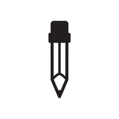 pencil icon vector trendy style