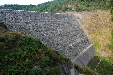 General view of a hydroelectric dam