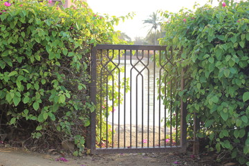 gate in garden