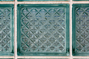 single glass block