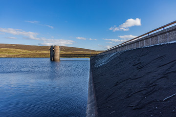 Dungonnell Dam and reservoir, Glenravel, Cargan, County Antrim, Northern Ireland