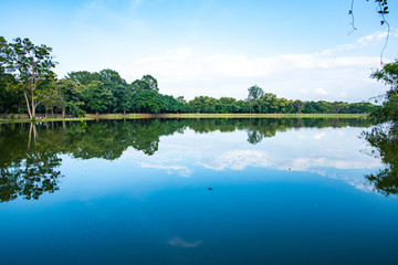 Ang Kaew Reservoir in Chiang Mai University