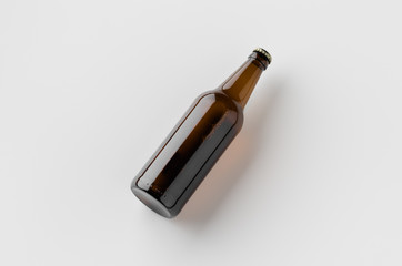Beer bottle mockup.