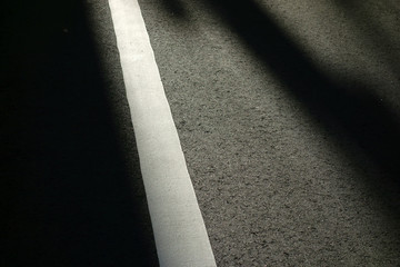 Abstract shadow of the road surface