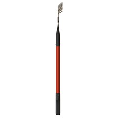 Garden rake on a white background, isolate. 3D rendering of excellent quality in high resolution. It can be enlarged and used as a background or texture.