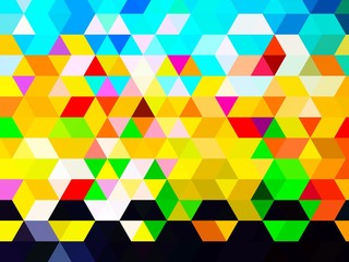 abstract geometric background with triangles