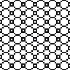 Seamless geometric pattern for the background, patchwork, weaving, embroidering. Jacquard pattern. Pixel pattern. Vector illustration.